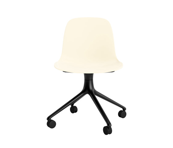 Form Chair Swivel 4W Alu Cream | Chaises | Normann Copenhagen