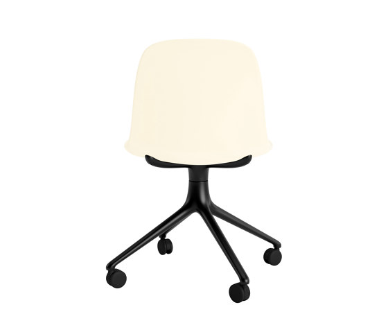 Form Chair Swivel 4W Alu Cream | Chaises | Normann Copenhagen