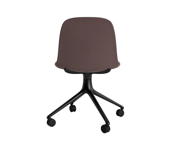 Form Chair Swivel 4W Alu Brown | Stühle | Normann Copenhagen