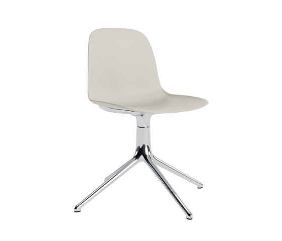 Form Chair Swivel 4L Alu Light Grey | Sedie | Normann Copenhagen