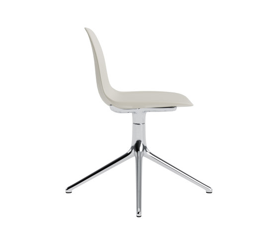 Form Chair Swivel 4L Alu Light Grey | Sedie | Normann Copenhagen