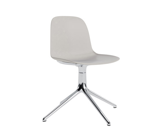 Form Chair Swivel 4L Alu Warm Grey | Chairs | Normann Copenhagen