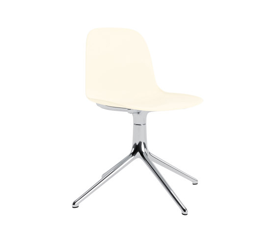 Form Chair Swivel 4L Alu Cream | Stühle | Normann Copenhagen
