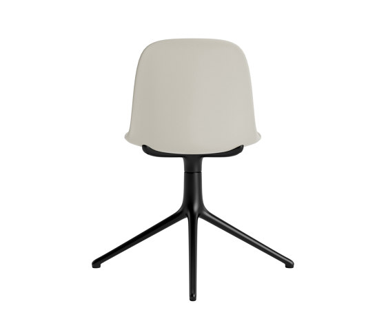 Form Chair Swivel 4L Black Alu Light Grey | Sedie | Normann Copenhagen