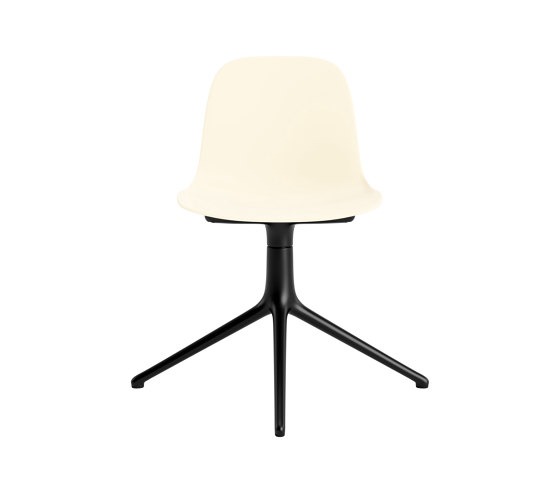 Form Chair Swivel 4L Black Alu Cream | Sillas | Normann Copenhagen