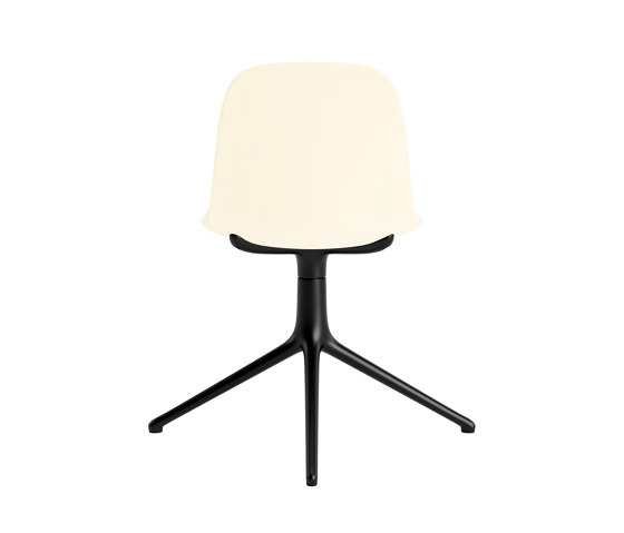 Form Chair Swivel 4L Black Alu Cream | Stühle | Normann Copenhagen