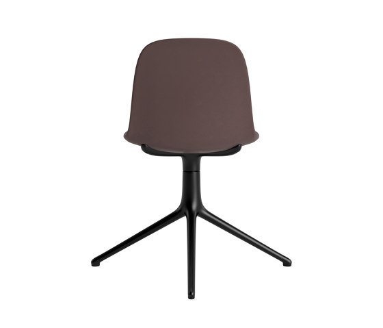 Form Chair Swivel 4L Black Alu Brown | Sedie | Normann Copenhagen