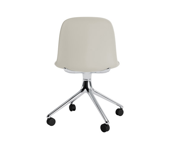 Form Chair Swivel 4W Alu Light Grey | Chairs | Normann Copenhagen