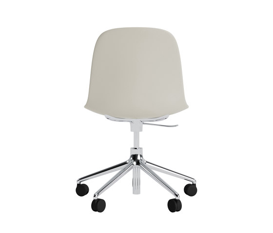 Form Chair Swivel 5W Gas Lift Alu Light Grey | Sedie | Normann Copenhagen