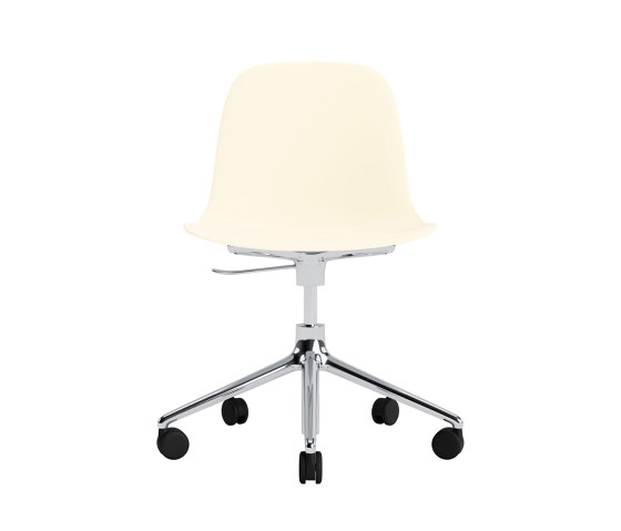 Form Chair Swivel 5W Gas Lift Alu Cream | Stühle | Normann Copenhagen