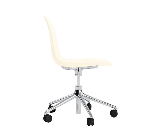 Form Chair Swivel 5W Gas Lift Alu Cream | Sillas | Normann Copenhagen