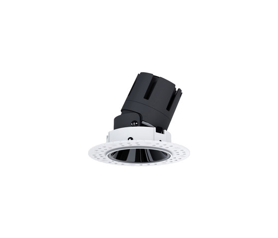 Nemo Ring - trimless round 10w adjustable white titanium | Recessed ceiling lights | PAN