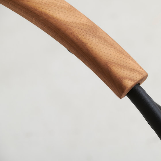 Sling Wooden Armrest - Soft Leather - Hanging Chair | Columpios | Studio Stirling