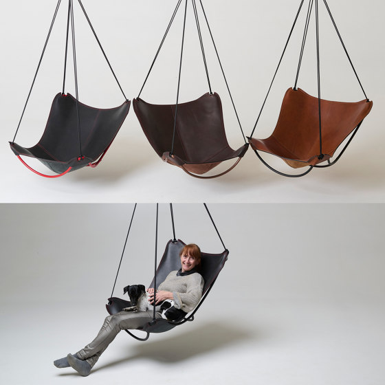 Butterfly Hanging Chair Black Frame | Columpios | Studio Stirling