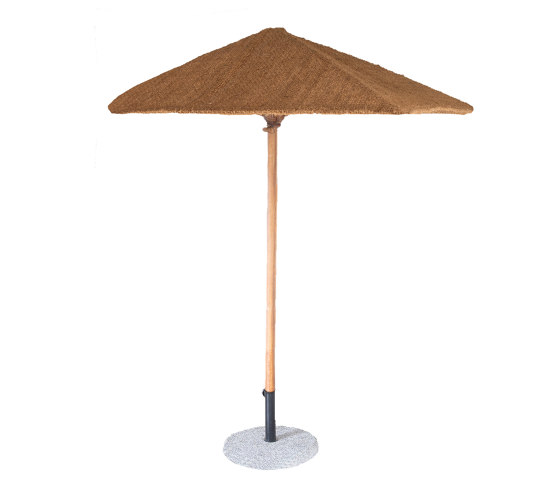 Umbrella | 2m round umbrella - Coconut fiber | Parasols | MX HOME