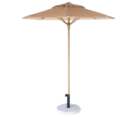 Umbrella | 2m round umbrella -raffia effect | Parasols | MX HOME