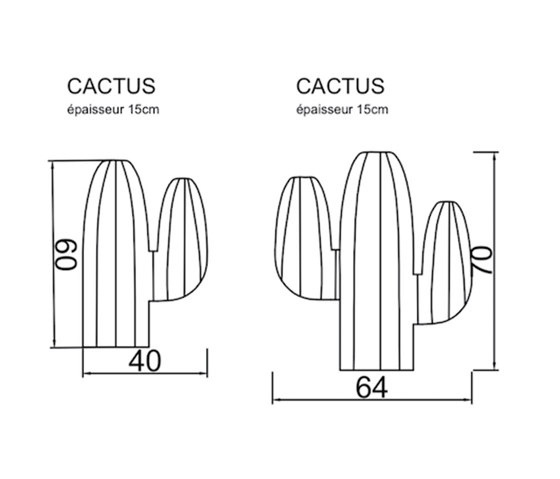 Cojín exterior | Lote 2 cojines exterior cactus efecto Rafita | Cojines | MX HOME