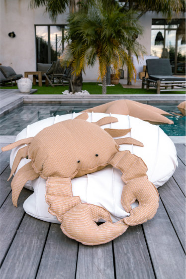 Outdoor cushion | Crab cushion "raffia effect" Outdoor | Cushions | MX HOME