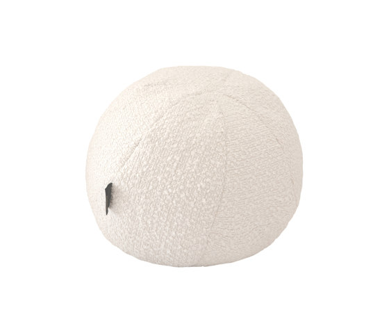 Cuscino lana riccia | Cuscino sfera di lana riccia bianco crema | Cuscini | MX HOME