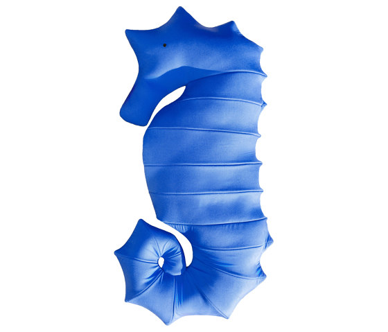Pouf Flotant Extérieur Coloré | Pouf hippocampe extérieur flottant bleu marine | Poufs géants | MX HOME
