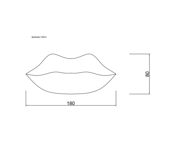 Sgabello galleggiante per esterni | Sgabello bocca galleggiante rosso acceso per esterni | Poltrone sacco | MX HOME
