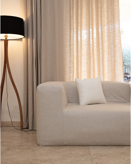 Indoor modular sofa | Modular sofa 1 module - Removable cover - Linen | Armchairs | MX HOME
