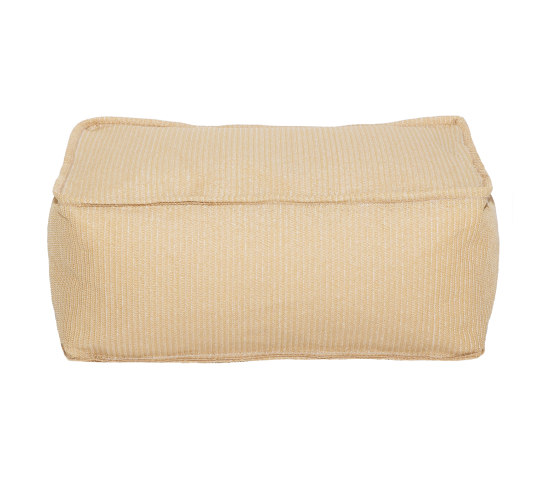 Outdoor pouff | Raffia-effect cushions M - Outdoor | Cushions | MX HOME