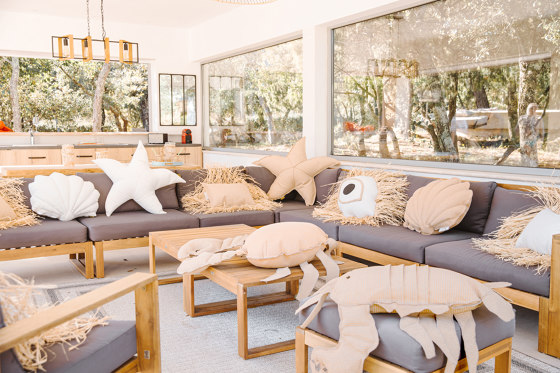 Outdoor cushions | Shell cushion - White - Outdoor | Cushions | MX HOME