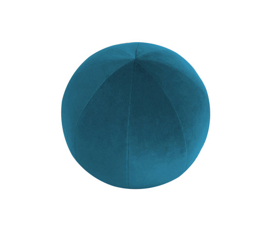 Cuscino in velluto | Cuscino sfera in velluto blu | Cuscini | MX HOME