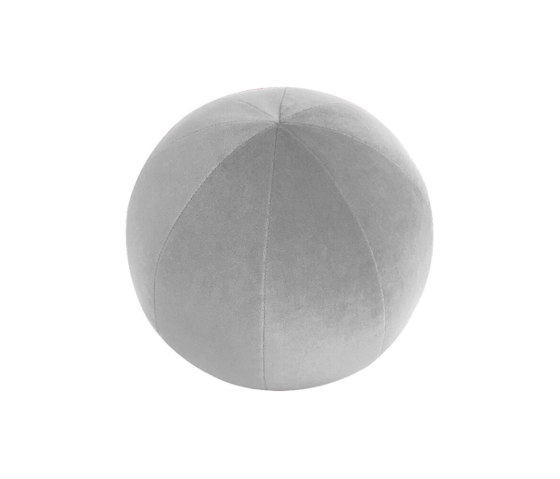 Cuscino in velluto | Cuscino sfera in velluto grigio | Cuscini | MX HOME