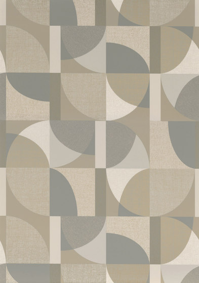 BARILLET BLANC/LATTE | Wall coverings / wallpapers | Casamance