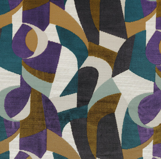 ANDINE TOPAZE/VIOLET | Upholstery fabrics | Casamance