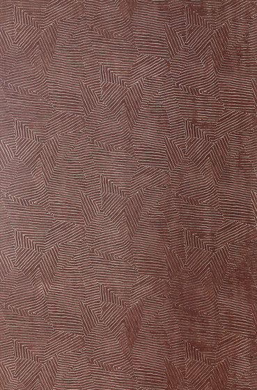 LORE TERRACOTTA/DORÉ | Wall coverings / wallpapers | Casamance