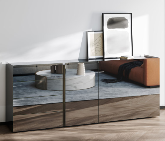 Jorel reflect sepia mirror | Sideboards | interlübke