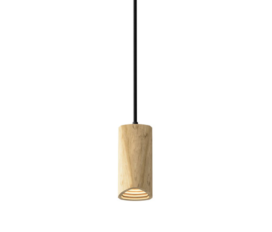 Wood Cylinder Twist 65 | Lámparas de pared | LIGHTGUIDE AG
