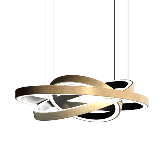 Wood Dual Chandelier | Wall lights | LIGHTGUIDE AG