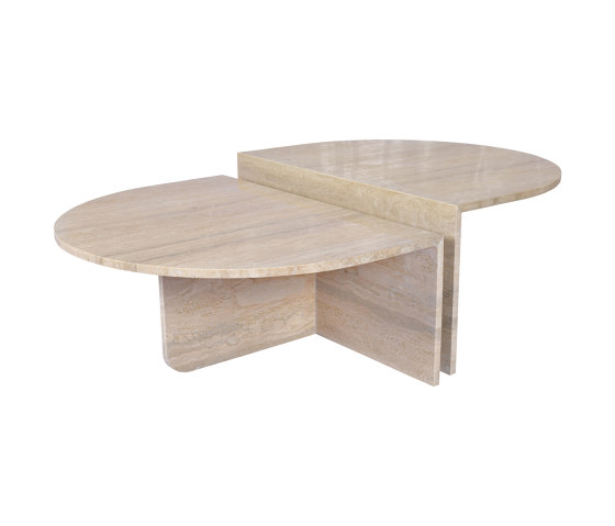 70 Oval Coffee Table Set Of 2  | Mesas nido | cbdesign