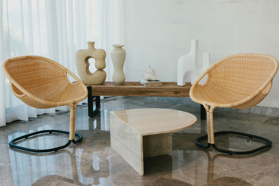 70 Oval Coffee Table Set Of 2  | Mesas nido | cbdesign