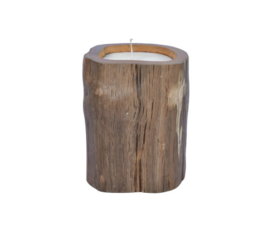 Candle Log Natural  | Bougeoirs | cbdesign