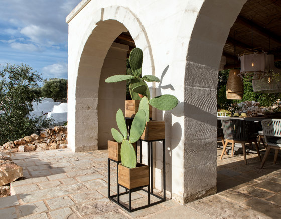 Ciro Planter Rack-Wood Vase 115  |  | cbdesign