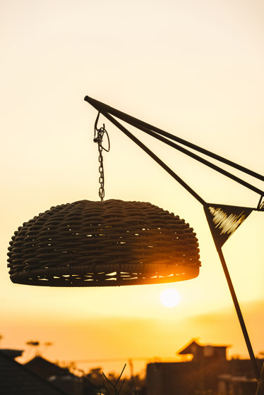 New Hanging Standing Lamp D94 Weaving  | Outdoor free-standing lights | cbdesign