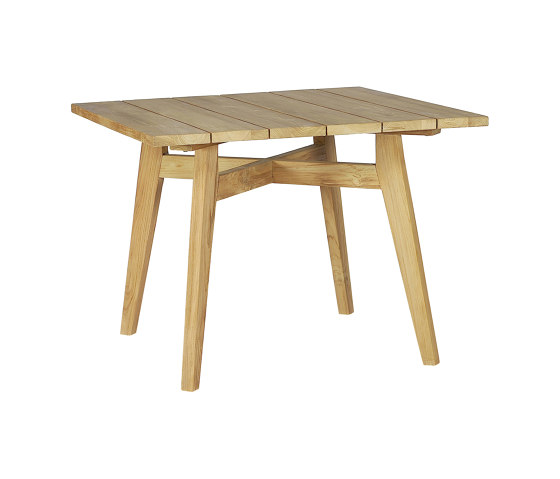 Riff 2 Square Dining Table Open Slate  | Dining tables | cbdesign