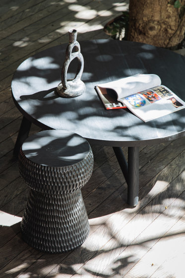Ubud Coffee Table Black Charcoal D100  | Tables basses | cbdesign