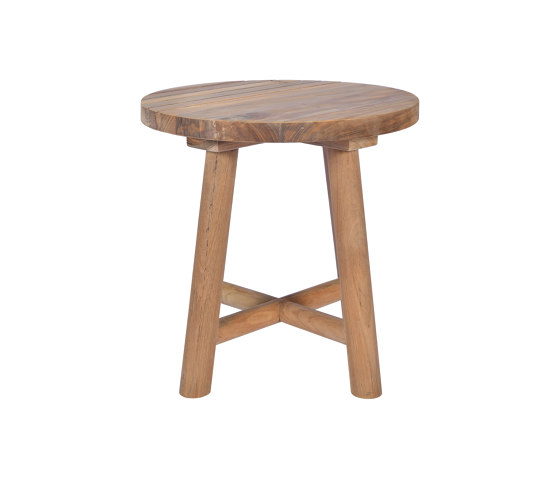 Ubud Stripes Coffee Table D45 Teak Top  | Side tables | cbdesign