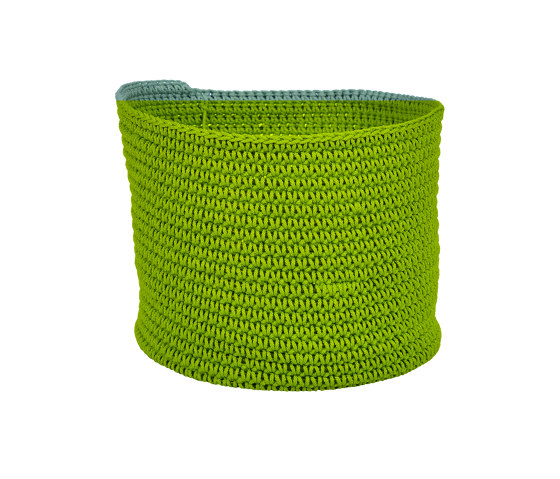 Viareggio Crochet Lid Basket L  | Contenedores / Cajas | cbdesign