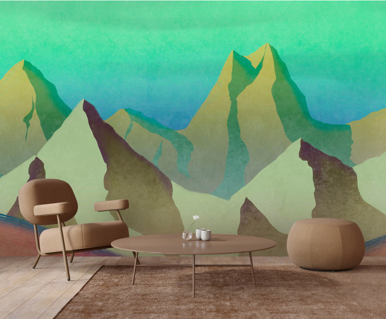 Walls By Patel 4 | Wallpaper Playful Futurism | Altitude 2 | Revêtements muraux / papiers peint | Architects Paper