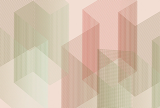 Walls By Patel 4 | Wallpaper Generative Phantasies | Mesh 2 | Carta parati / tappezzeria | Architects Paper