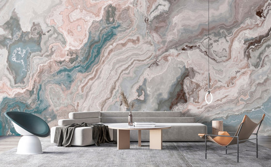 Walls By Patel 4 | Wallpaper Down To Earth | Blue Marble | Carta parati / tappezzeria | Architects Paper
