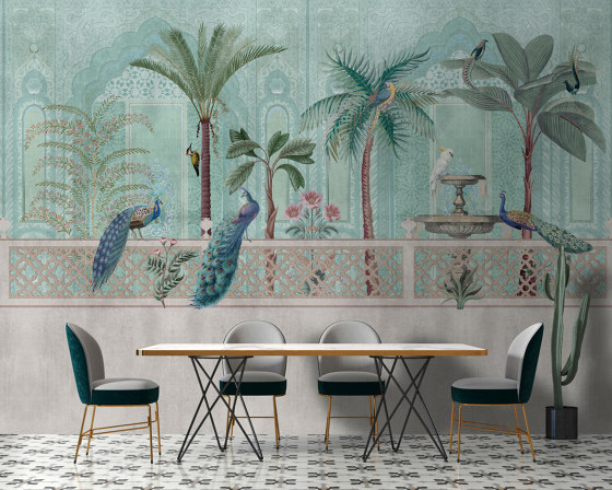 Walls By Patel 4 | Wallpaper Down To Earth | Pavo | Carta parati / tappezzeria | Architects Paper