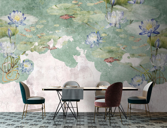 Walls By Patel 4 | Wallpaper Down To Earth | Lily | Carta parati / tappezzeria | Architects Paper